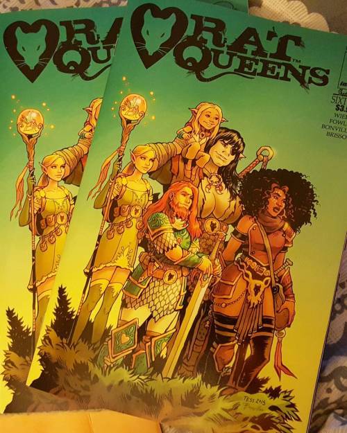 tessfowler:Just got my #RatQueens comps in the mail. Of course my last issue is the #CriticalRole is