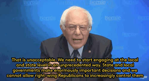 refinery29:  Bernie vows to stay in the race for the Democratic nomination so that he can push the party leftWhen Bernie Sanders scheduled a major announcement Thursday, many suspected that he would announce the suspension of his campaign. Sanders instead