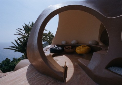 Antti Lovag, finnish architect and Pierre Cardin, french designer: Palais Bulles, Théoule-sur-Mer, n