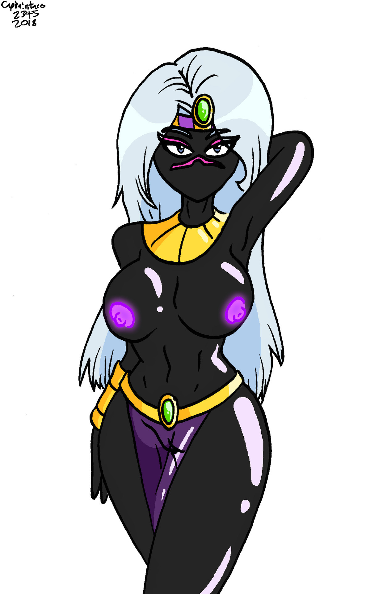 Queen Tyr’ahnee from the Duck Dodgers cartoon. I actually forgot about her and