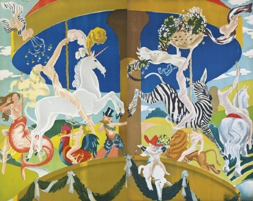 Merry-go-round, by Anna Katrina Zinkeisen, 1935