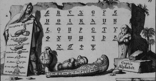 chaosophia218: Jan Luyken - Coptic, Armenian, and Chinese Alphabet, 1690.