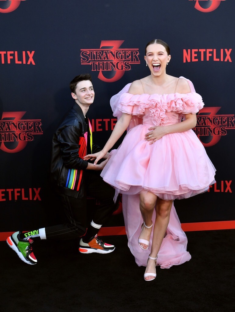 Millie Bobby Brown At 'Stranger Things 3' Premiere: Wears