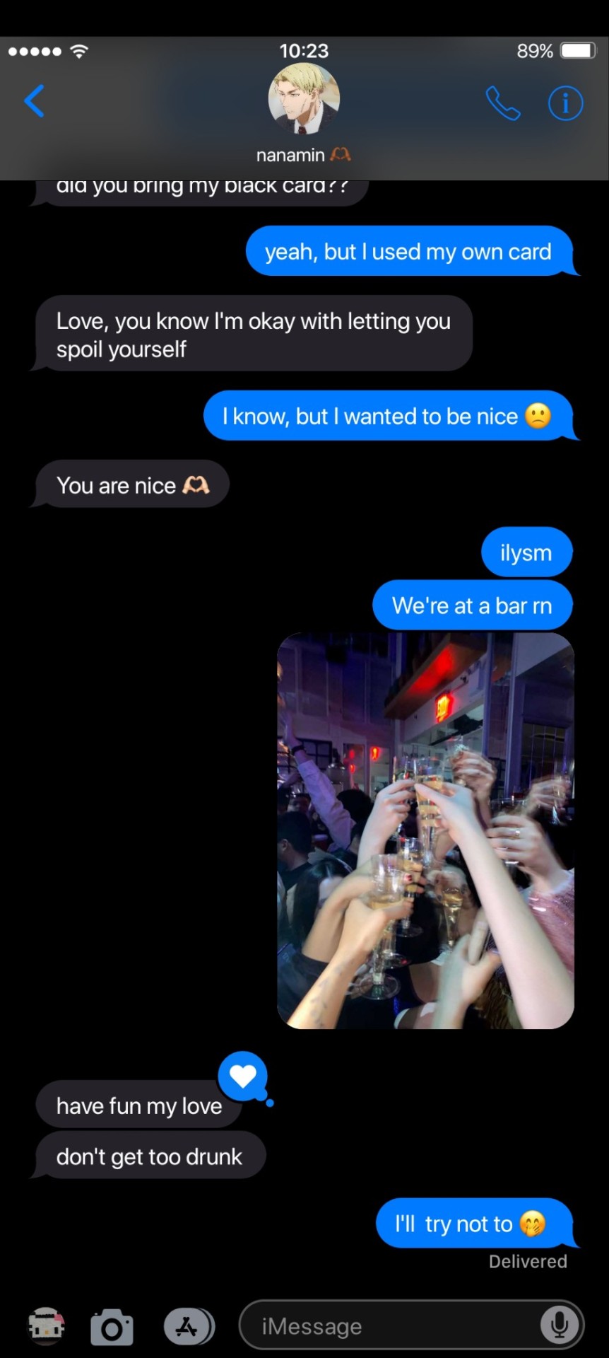 Random Texts With Kento Nanami!