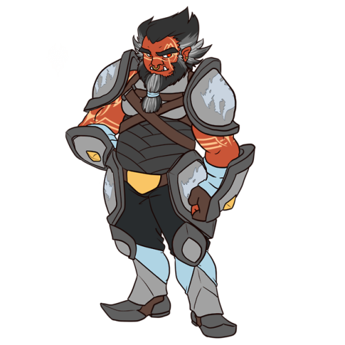 hella-borcs: hella-borcs: Token piece of Yak’gnath Hammersoul, Paladin of Bahamut for our The 