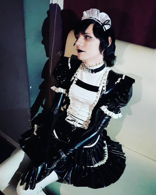 Me at the Moscow Lolita Party :D Got a little bit tired after the dance &amp; drinks. Dancing in