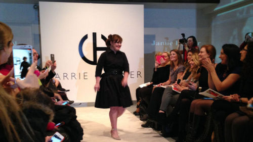 mashable:Makeup. Check. Fierce walk. Check. Make history. Check!Jamie Brewer just became the first model with Down syndrome to walk in New York Fashion Week. 