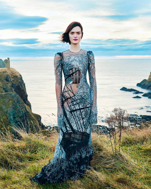ibbyfashion:Sam Rollinson by Agata Pospieszynska, Harper’s Bazaar UK