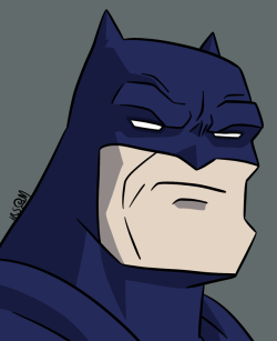 Draw overs of my sketches from earlier. Batman