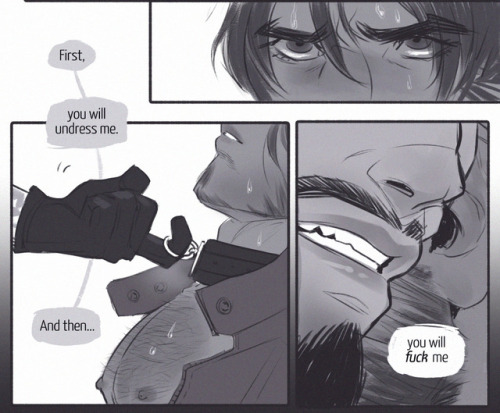 vibaddiee: Paid for by 18+ patrons!In case you were wondering where Hanzo’s tie went: