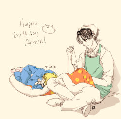 alemanriq:  So I read it was Armin’s birthday :B 