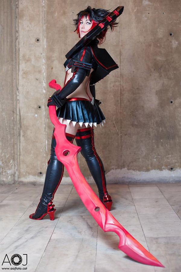 fuckyeahnerdpr0n:  Amazing photo of Onirica as Ryuko from kill la kill by Hidrico