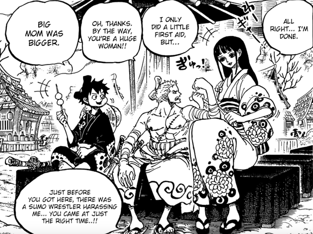 Carrot Love Her Zoro Moved Over To Let O Tama Sit Inbetween The