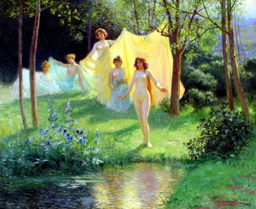 Jean Beauduin (1851–1916)Vestales au bain , 1900