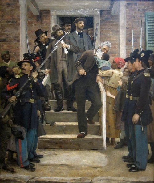 the-paintrist:fleurdulys:The Last Moments of John Brown - Thomas Hovenden1884John Brown (May 9, 1800
