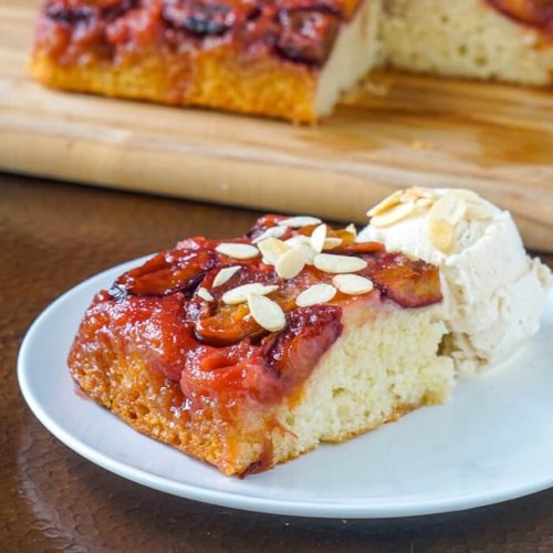 foodffs: ALMOND PLUM CAKE Follow for recipes Get your FoodFfs stuff here