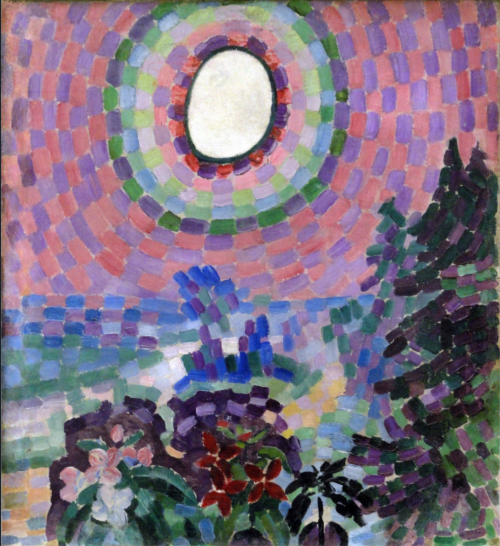 Robert Delaunay ‘Landscape with Disc’ 1906.(Source: wikiart.org)