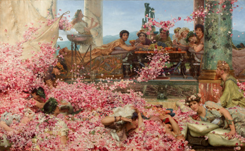 The Roses of Heliogabalus by Sir Lawrence Alma-Tadema. 1888. Oil on canvas. Private collection.M. Au