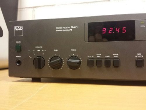 NAD 7240PE Stereo Receiver, 1988