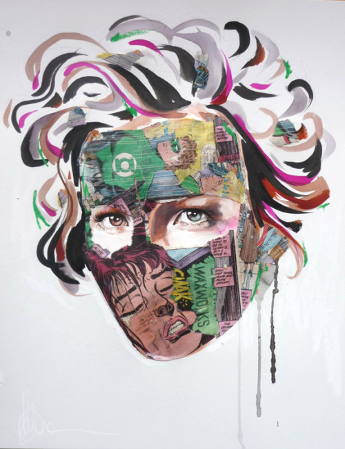 ianbrooks:Painted Pulp Papier by Sandra ChevrierSandra’s process begins with beautifully evocative f