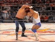 grownassmanshit:  FMW Atsushi Onita vs. Terry Funk Exploding No Rope Barbed Wire