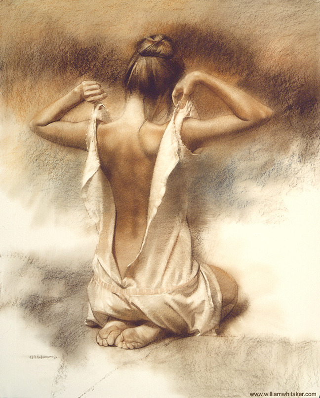 red-lipstick:William Whitaker - Teddy, 1982      Paintings: Pastels