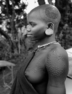 Suri Scarification, Omo Valley, Ethiopia,