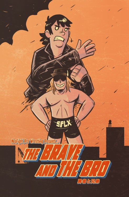 I draw posters for wrestling shows now. That&rsquo;s a thing I do.