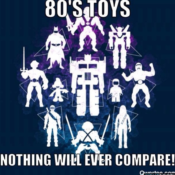 80&rsquo;s toys!!!  Can you name them all??????