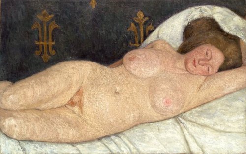 Reclining Female Nude by Paula Modersohn-Becker, ca. 1905She is pretty without artifice, strong with