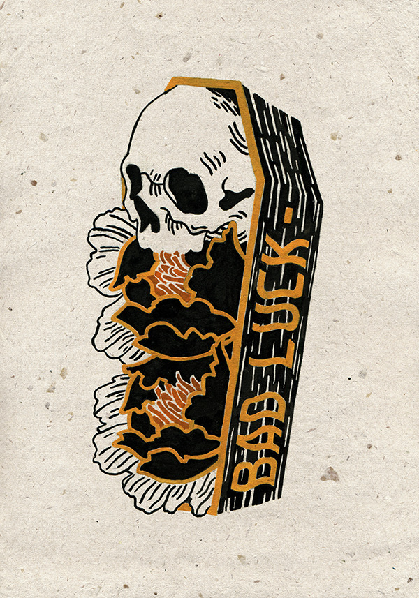 nvm-illustration: Bad Luck (Sunday Drawing) 