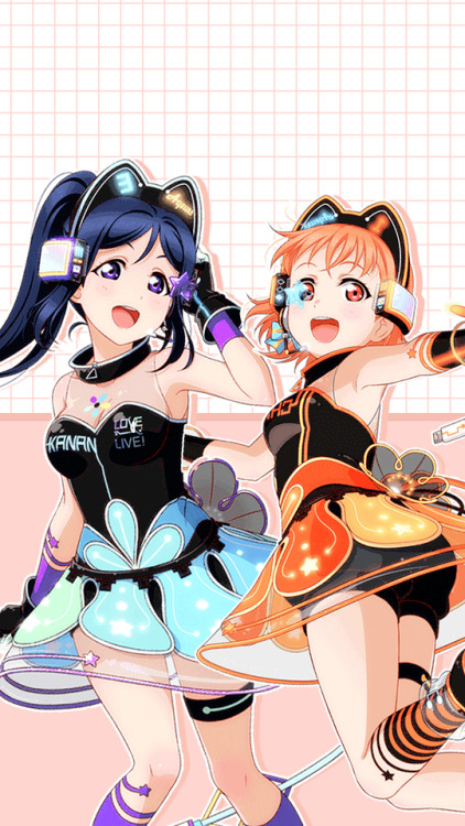 Cyber Kanan and Chika wallpapers for anon!Let me know if you want me to change anything :)- mod koko