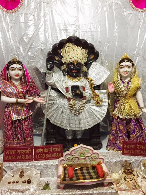 Balarama with Varuni and Revati