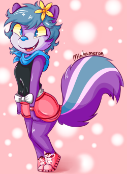 gentheskunk: miakameron: Commission For @gentheskunk Aaaaaaaaaaa thank you Miakameron!! &lt;33  Cuuuuute! c: