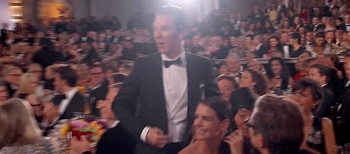  Amy and Tina “pick” Benedict to present the first Golden Globe with Jennifer