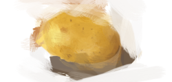 toukos:  i drew this potato with a trackpad at 1am anything is possible 