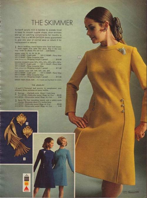 Women&rsquo;s Skimmer Dress (1969)