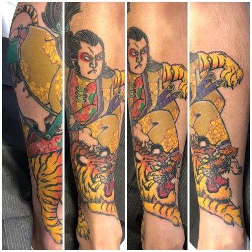 刺青師 龍元tattooist Ryugen 虎王丸 Toraōmaru Ninja Sorcerer Who Tames A Tiger