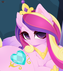 ask-reina-mlp:  Princess Cadance (MLP art)