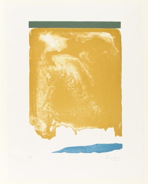 Persian Garden, Helen Frankenthaler, 1965–66, MoMA: Drawings and PrintsGift of the Celeste and Arman