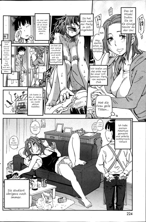 Die Geschichte von Hamachii und Misaki - Teil 1Teil 2 findet ihr hier.Hamachii und Misaki leben zusammen in einer kleinen Studentenwohnung. Während Hamachii bereits einen Job in einem Büro hat, lebt Misaki nach wie vor ein Lotterleben. Sie säuft zuviel,