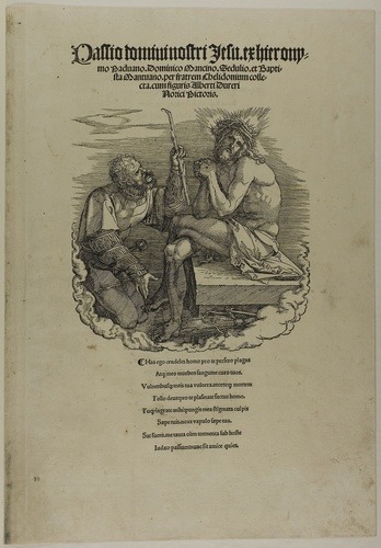 Christ, Man of Sorrows, Mocked by a Soldier, from The Large Passion, Albrecht Dürer, 1511, Art Insti