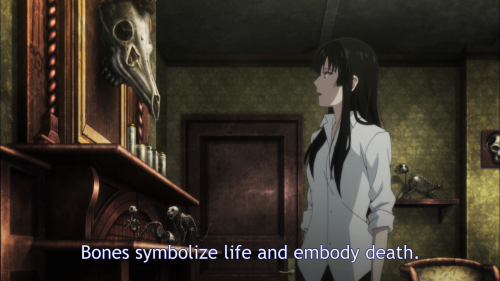 anicastes:  Bones symbolize life and embody death. 