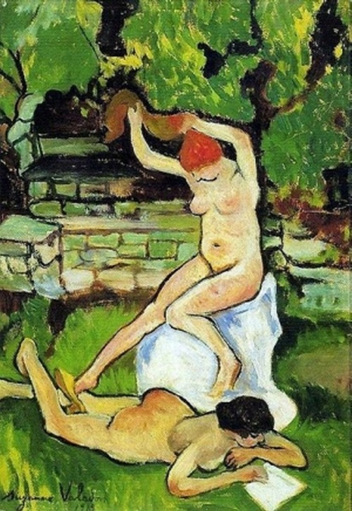 books0977: Nudes (1919). Suzanne Valadon (French, Post-Impressionism, 1865-1938). Oil on c
