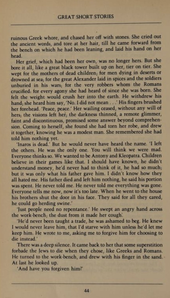 Came Across A Mention Of This Short Story By Mary Renault In Her Biography And Found It In The Internet