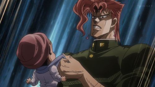 ryulongd:  that’s right Kakyoin, punch a baby