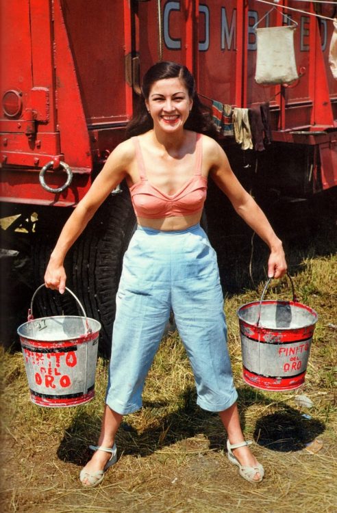 Colour Photographs of Days at the Circus from 1940s and ’50s America Nudes &amp;