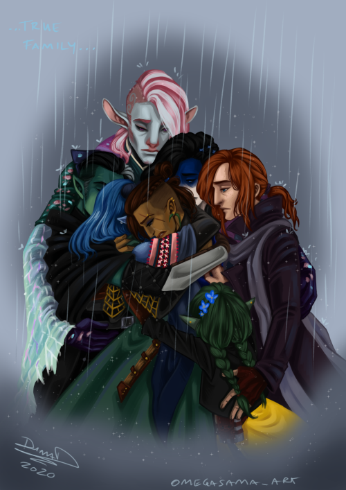 omegafanart:Started this the second I finished the latest Critical Role episode (C2Ep92).A True Fami