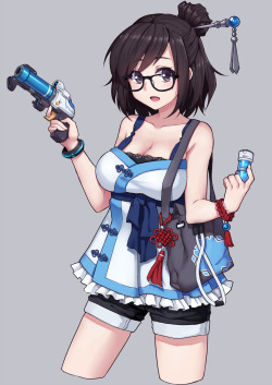 stayclassyhentai:  overbutts:Mei Mei is an adorable shwee