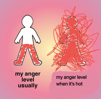 thearomanticsnake:Welcome back to its really hot and I’m going to murder someone